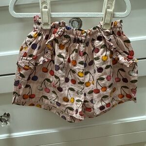 Pink Chicken Multicolor Cherry Print Dress